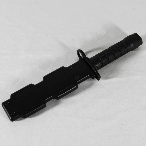 Prop Knife Fake Knife Toy Knife for Kids Harmless Safe Fake Knife for Halloween Party 10 Inch (Black with scabbard)...