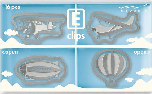 Midori Clips Etched Clips (Aviation)...