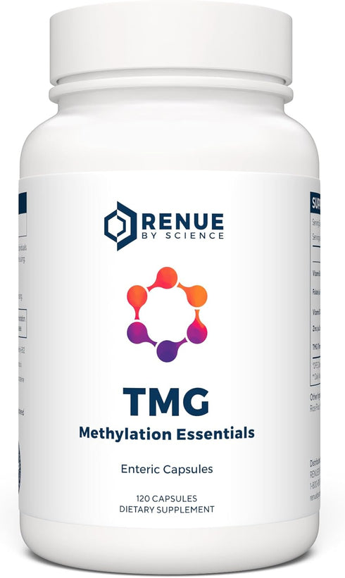 TMG Methylation Essentials (Trimethylglycine), 120 Capsules...