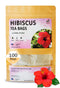 TeaDreamTea Hibiscus Tea Bags | 100 Bleach-Free Tea Bags | Caffeine Free | Dried Hibiscus Flowers | Hibiscus Flower Tea | Dried Flower Tea | Brew ...