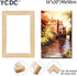 YCDC Solid Wood Canvas Frame, Premium Pine Wood Strips Bar Set, for Oil Paintings Poster Prints, DIY Arts Accessory Materials Supply, 16x20 Inch...