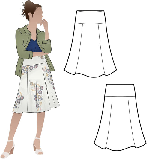 Style Arc Sewing Pattern - Gorgeous Gore Skirt (Sizes 18-30)...