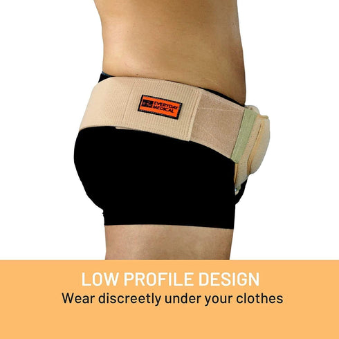 Everyday Medical Hernia Guard I Inguinal Hernia Belt For Men I Left or Right Side, Post Surgery Men’s Inguinal Hernia Support Truss, Groin Hernias...