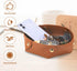 Valet Tray Desktop Storage Organizer, 2 Packs Premium Leather Anti-scratch, Portable Decorative Bowl for Keys Jewelry Makeup Watches, for Entryway...