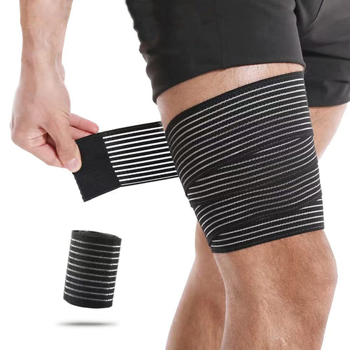 Thigh Compression Garment Bandage Brace Wrap Suitable for Men and Women, Knee Lower Leg Calf Support Band, Thigh Pain Relief...