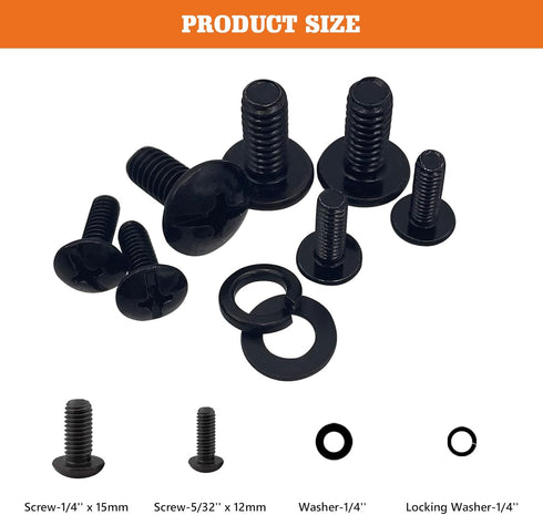 Replacement Screw kit for Pit Boss, Screw Hardware Kit Compatible with PB1000SC1, PB1000SC2, PB1000XL, PB1000SP Grill, includes Different Size Scr...