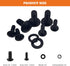 Replacement Screw kit for Pit Boss, Screw Hardware Kit Compatible with PB1000SC1, PB1000SC2, PB1000XL, PB1000SP Grill, includes Different Size Scr...