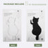 Self Adhesive Hooks 2 Pcs Stainless Steel Wall Hooks for Bathroom Kitchen Office Sticky Cat Hooks for Door Closet Decorative Wall Hanger Waterproo...