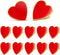 Amosfun 12pcs Heart Pins Heart Lapel Pins Bulk Enamel Nurse Brooch Pins Valentines Day Wedding Party Costume Accessory...