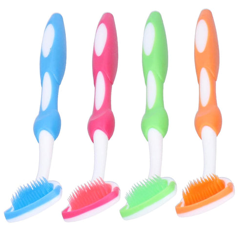 Tongue Scraper, Tongue Cleaning Brush Care, Plastic Tongue Scraper Travel Portable Freshen Breath Tongue Brush Cleaner for Oral Care...