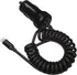 GiveAbay Basics 12W (5V, 2.4A) Car Charger with Lightning Cable (Coiled) for iPhone and Apple Devices, 1.5 ft - Black...