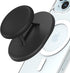 Sinjimoru Magnetic Phone Grip, Magnetic Phone Holder Compatible with MagSafe Stand, Ensuring Finger Comfort for iPhone 15 14 13 12, M-Mini Tok Bla...