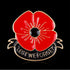 Lest We Forget Poppy Brooch Pin Flower Broach Memorial Day Remembrance Day...