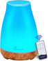 300ML Diffuser Essential Oil Diffuser Remote Control Aromatherapy Diffuser Mist Humidifiers with 7 Color LED Lights for Bedroom Office House Kitch...
