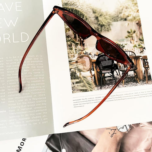 Women Cat Eye Sunglasses,Vintage Goggles Plastic Frame Sunglasses Cat Eye Mod Style Style Retro Sunglasses...