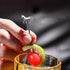 RRRuo Horse Cocktail Reusable Picks Martini Picks Fruit Toothpicks for Appetizers Olives Brandied Cherries Skewers 8 pieces (Silver)...