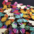 AKOAK 50 Pcs Butterfly Wood Button Retro Ancient Ways Manual Special Butterfly Button Dazzle Color Adornment Button Dress Acts The Role of Article...