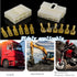 Lsgoodcare 472Pcs 6.3MM 1 2 3 4 6 8Pin Automotive Electrical Wire Connector Male Female Socket Plug and Pin Header Crimp Wire Terminals Box Kit fo...