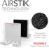 AIRSTIK Cradle Glass Mount Phone Holder Reusable TikTok Facetime Compatible with iPhone iPad Cell Phone for Bathroom Kitchen Shower Dorm Office Ma...