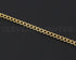 CleverDelights Curb Chain Spool - 2.2x3mm Link - Gold Color - 30 Feet - Bulk Chain...