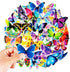 Butterfly Stickers Set, Gift for Kids Teen, Cute Waterproof Vinyl Decals for Travel Luggage Suitcase Laptop Water Bottle Skateboard Bike Helmet Gu...