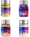 VViViD Prisma65 Raw Pigment Chrome Metallic Pearl 4 Color Combo Bundle 20 Grams Powder Pack...