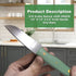 SuperDi G10 Scales Natural JADE GREEN 1/4" X 1.5" X 5.5" Knife Handle Grip Slabs...