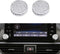 LECART Bling Volume Knob Cover Fit for Honda Accord 2018 2019 2020 Car Interior Bling Accessories Metal Sound Switch Knob Caps Silver Pack of 2...