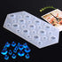 Silicone Resin Kits Assorted Style, 12 PCS Jewelry Casting Molud, 15 PCS Making Tools, Stud Earring and Eye Screw Pins for Jewelry Craft Making...