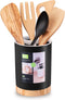 Kitchen Utensil Holder Tableware Storage Bucket, Spoon Chopsticks Fork Drain Rack Utensil Crock for Counter, Household 3-Format Tableware Drainer ...