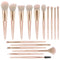 Makeup Brushes,Daubigny 16Pcs Silver Premium Synthetic Makeup Brush Set with Professional Foundation Brushes Powder Concealers Eye shadows Blush M...