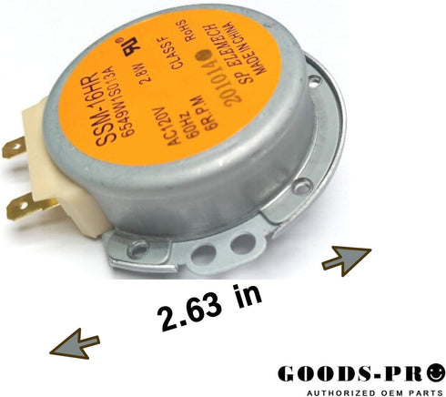 Authorized OEM Part SSM-16HR 6549W1S013A (6549W1S013K) Microwave Turntable Motor for LG Kenmore...