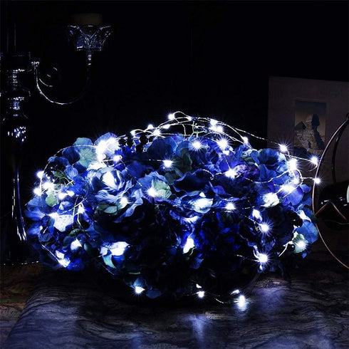 4 Pack Battery Operated Dewdrop Led Lights,Indoor Mini Fairy Lights with Timer Function,for Christmas and Halloween Lighting Decoration,6 Hours on...