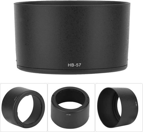 Hb-39 Lens Hood,D5200 Hb57,55-200Mm Lens Hood,Hood,Hb-57 Lens Hood Shade Accessory for Camera Af S 55-300Mm F4.5-5.6G Ed Vr...