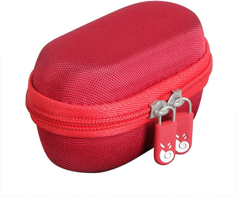 Hermitshell Hard Travel Case for Skullcandy Sesh True Wireless in-Ear Earbud (Red)...