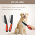 Flea Comb, Dandruff Comb, Multifunction Stainless Steel Fine Tooth Comb Nit Removal Hair Comb Cat Dog Pet Grooming Scalp Flea Comb, Easy to Hold...