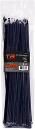 TR Industrial Multi-Purpose UV Resistant Black Cable Ties, 14 inches, 100 Pack...