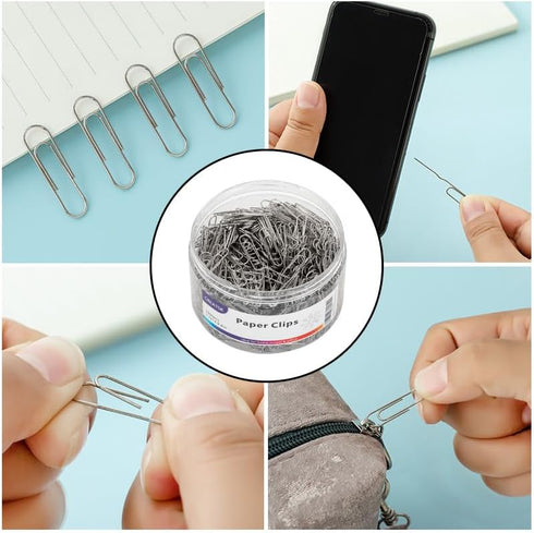 Paper Clips, 1000PCS Small 1.1 inch, Durable and Rustproof, Great for Office School Organizing...