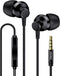 M2 Wired Earbuds Stereo Earphones with Ultra Bass, in-Ear Headphones with Microphone, Durable Tangle Free Cord, Noise Isolating Headset for Phone ...