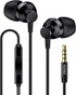 M2 Wired Earbuds Stereo Earphones with Ultra Bass, in-Ear Headphones with Microphone, Durable Tangle Free Cord, Noise Isolating Headset for Phone ...