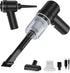 Cordless Handheld Vacuum, Car Vacuum Cleaner, Mini Hand Held Vacuuming Portable Rechargeable 2 in 1 Sucking Blowing for Home Office and Car...