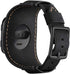 Compatible Fitbit Versa Bands, Genuine Leather Cuff Bracelet Replacement Strap with Stainless Steel Buckle for Men Women (Black)...