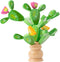 Montessori Toys Balancing Cactus Toy Fun Educational Activities for Toddlers 3+ Montessori Stacking Puzzles Portable Toy Letter Puzzle Toys Fine M...