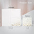 Stylish Gold Cocktail Napkins, 100 Disposable Party Napkins, Gold Dessert Napkins, 3-Ply, 5x5 Inch White and Gold Napkins, Disposable Wedding Cock...