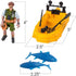 ArtCreativity Small Aquatic Play Set for Kids, Cool Playset with Action Figure, Floating Boat, and 2 Fish, Fun Bathtub Toys for Kids, Great Birthd...