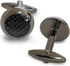Black Carbon Fiber Cufflinks for Mens Shirt Wedding Business Gift...