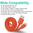 Charger Cord for JBL Speaker,Flat Micro USB Charging Power Supply Cable Cord Line for JBL Speaker Earphone Headphone Charge Replacement 3FT...