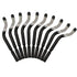 Deburring Blades Set of 10 Pcs BS1010,Deburring Tool Kit, High Speed Steel,Precision Edge Burr Removal on Metal, Aluminum, Copper, Resin Art,Plast...