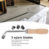 Groover Beech, Wood Grooving Gouge Steel Slotting Knife Flooring Tools for PVC Plastic Floor Flat Quarter Moon with Weld Trim and Hand...