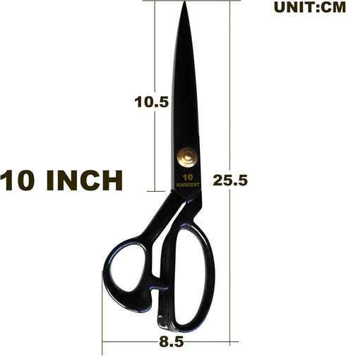 CLOTHING DESIGNER LEATHER SEWING TAILOR SCISSORS 10 INCH CUTTING...